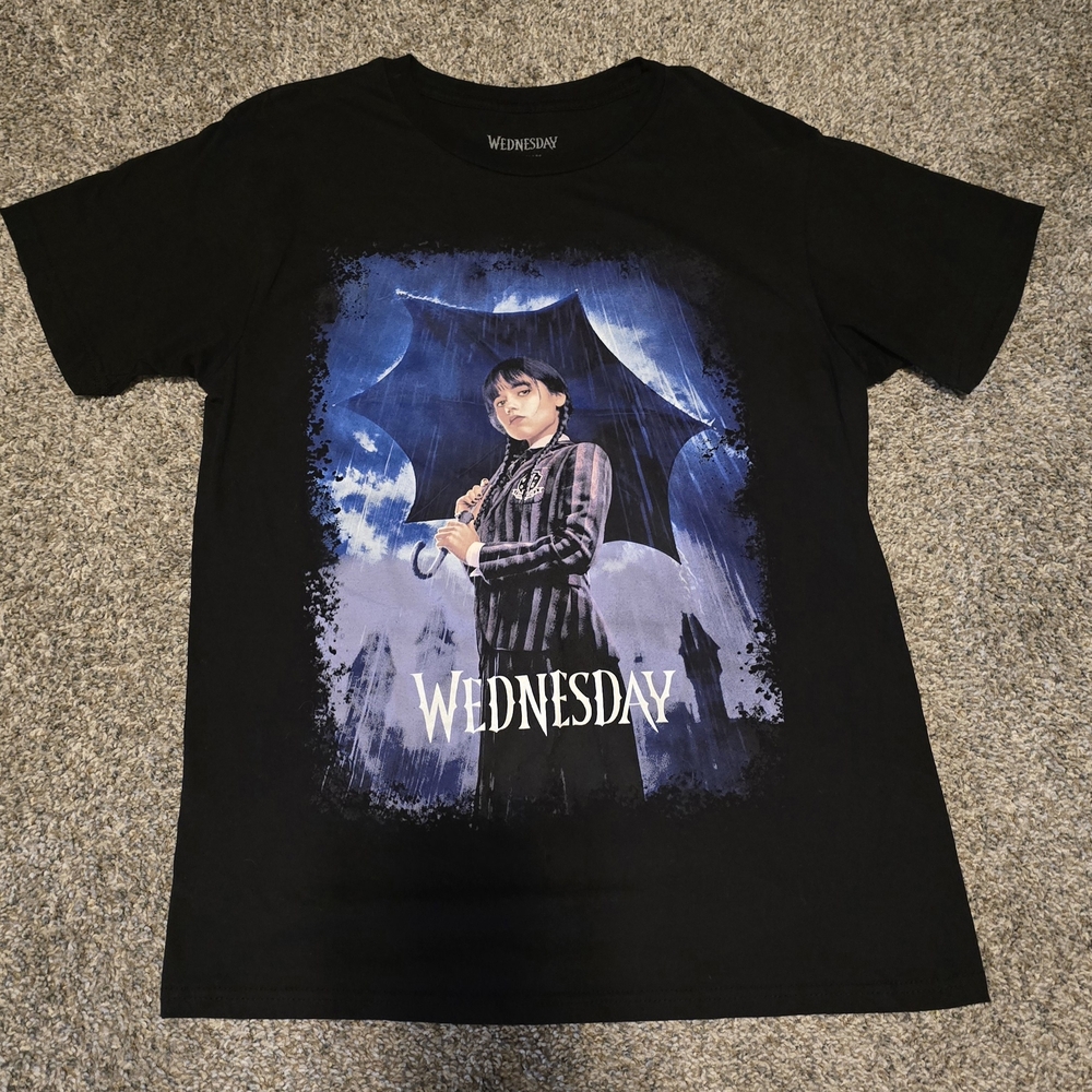Wednesday Graphic Tee in Black